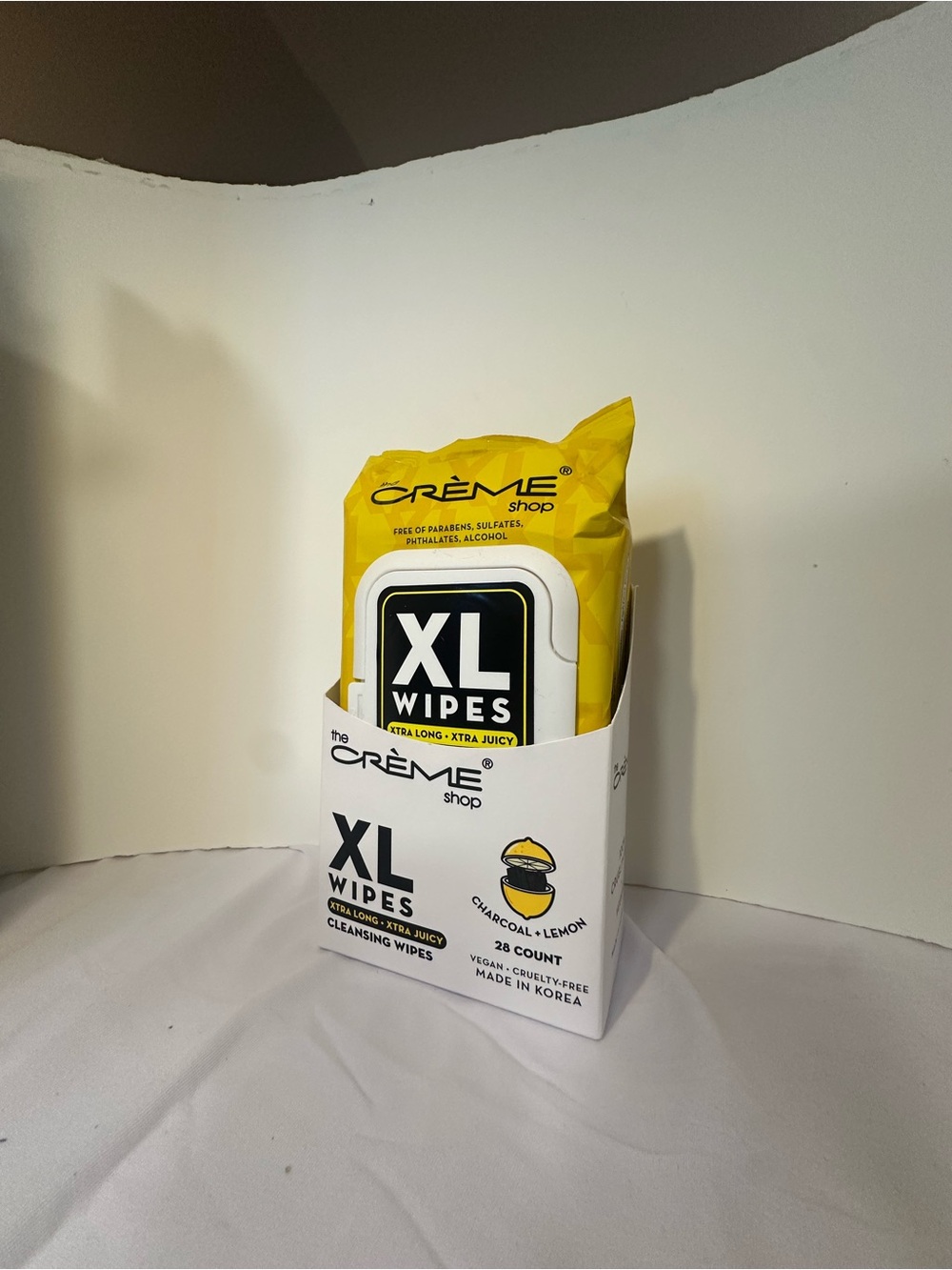The Crème Shop XL Wipes Cleansing Wipes - Yellow